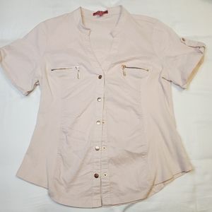 Guess Button Down